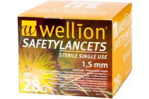 Wellion SafetyLancets 28G, 200 Stück, A-Nr.: 4041094 - 01