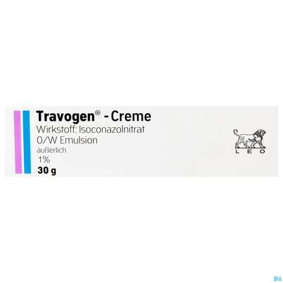Sie sehen eine Packung TRAVOGEN CR, 30 Gramm, Produktbild: 01 TRAVOGEN CR, 30 Gramm, A-Nr.: 0632390 - 01