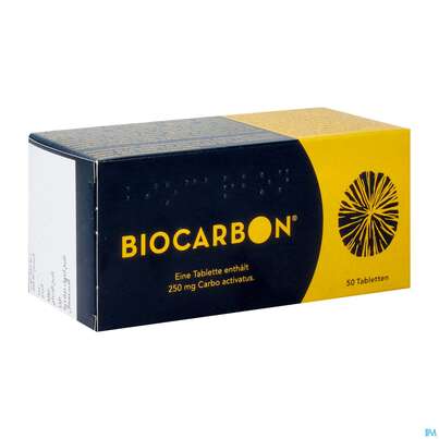 Sie sehen eine Packung BIOCARBON TBL, 50 Stück, Produktbild: 02 BIOCARBON TBL, 50 Stück, A-Nr.: 1347869 - 02