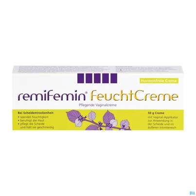 Sie sehen eine Packung REMIFEMIN FEUCHTCR VAGINAL, 50 Gramm, Produktbild: 06 REMIFEMIN FEUCHTCR VAGINAL, 50 Gramm, A-Nr.: 4265830 - 06