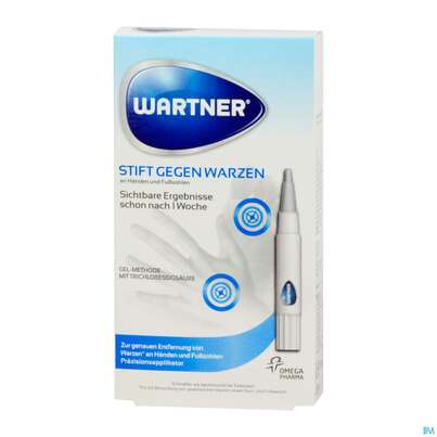 Sie sehen eine Packung Wartner Stift gegen Warzen, 1,5 Milliliter, Produktbild: 02 Wartner Stift gegen Warzen, 1,5 Milliliter, A-Nr.: 3811590 - 02