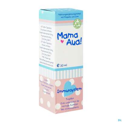 Sie sehen eine Packung MAMA-AUA TR IMMUN, 30 Milliliter, Produktbild: 02 MAMA-AUA TR IMMUN, 30 Milliliter, A-Nr.: 3815464 - 02