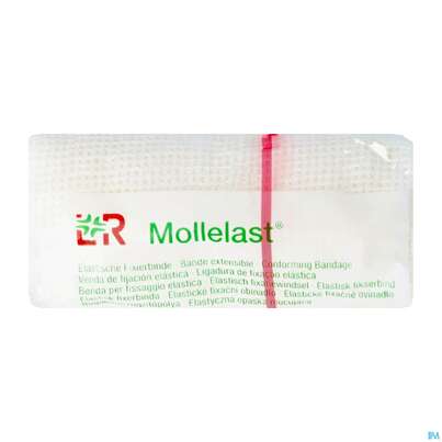 Sie sehen eine Packung Mullbinden Mollelast Cello 4mx 8cm 1st, Produktbild: 02 Mullbinden Mollelast Cello 4mx 8cm 1st, A-Nr.: 3274838 - 02
