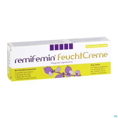 Sie sehen eine Packung REMIFEMIN FEUCHTCR VAGINAL, 50 Gramm, Produktbild: 05 REMIFEMIN FEUCHTCR VAGINAL, 50 Gramm, A-Nr.: 4265830 - 05