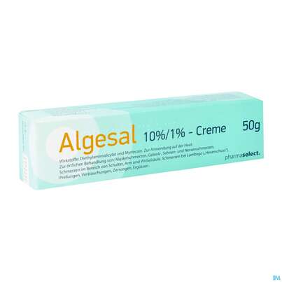 Sie sehen eine Packung ALGESAL CR, 50 Gramm, Produktbild: 02 ALGESAL CR, 50 Gramm, A-Nr.: 1321195 - 02