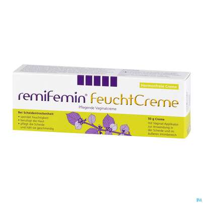 Sie sehen eine Packung REMIFEMIN FEUCHTCR VAGINAL, 50 Gramm, Produktbild: 04 REMIFEMIN FEUCHTCR VAGINAL, 50 Gramm, A-Nr.: 4265830 - 04