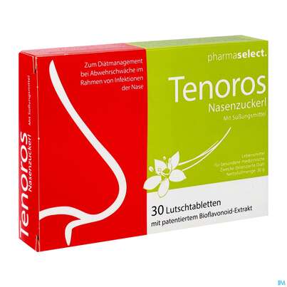 Sie sehen eine Packung TENOROS LTBL NA-ZUCKERL, 30 Stück, Produktbild: 02 TENOROS LTBL NA-ZUCKERL, 30 Stück, A-Nr.: 4079168 - 02