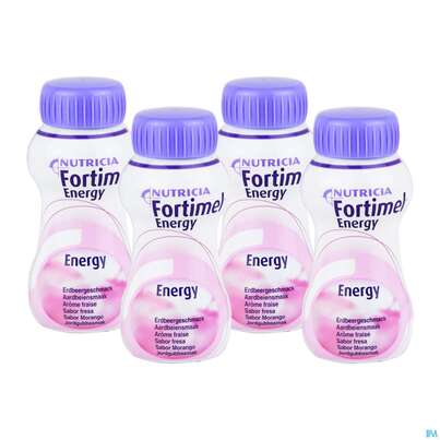 Sie sehen eine Packung Fortimel 1.5kcal 200ml Erdbeere 4st, Produktbild: 06 Fortimel 1.5kcal 200ml Erdbeere 4st, A-Nr.: 3237530 - 06