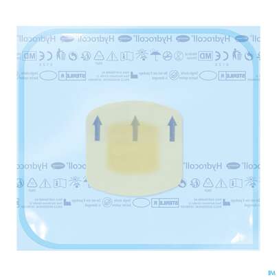 Sie sehen eine Packung Wundverband Hydrocoll 5x 5cm 10st, Produktbild: 05 Wundverband Hydrocoll 5x 5cm 10st, A-Nr.: 2665399 - 05
