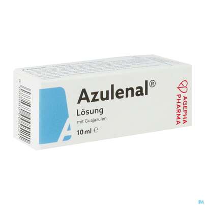 Sie sehen eine Packung AZULENAL LSG, 10 Milliliter, Produktbild: 02 AZULENAL LSG, 10 Milliliter, A-Nr.: 0005523 - 02