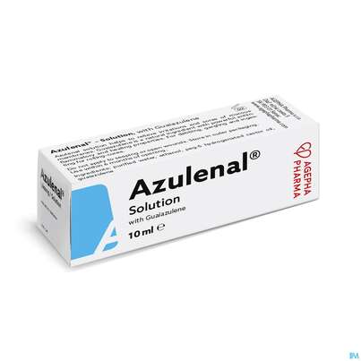 Sie sehen eine Packung AZULENAL LSG, 10 Milliliter, Produktbild: 03 AZULENAL LSG, 10 Milliliter, A-Nr.: 0005523 - 03