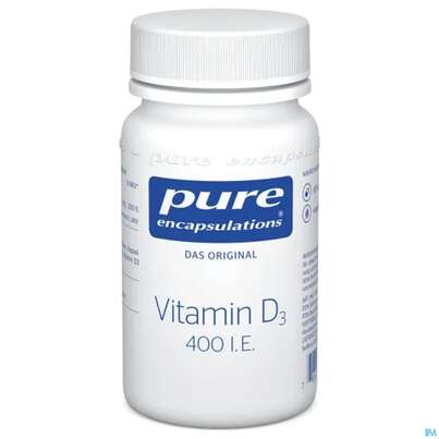 Sie sehen eine Packung Pure Encapsulations Vitamin D3 , 60 Stück, Produktbild: 02 Pure Encapsulations Vitamin D3 , 60 Stück, A-Nr.: 3379000 - 02