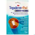 Sie sehen eine Packung 3M Tegaderm + Pad 9 x 10 cm, 5 Stück, Produktbild: 03 3M Tegaderm + Pad 9 x 10 cm, 5 Stück, A-Nr.: 2022514 - 03