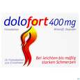 Sie sehen eine Packung DOLOFORT FTBL 400MG, 20 Stück, Produktbild: 01 DOLOFORT FTBL 400MG, 20 Stück, A-Nr.: 1347651 - 01