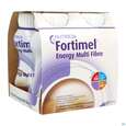 Sie sehen eine Packung Fortimel/multifibre 1,5kcal 200ml Flasche Schoko 4st, Produktbild: 02 Fortimel/multifibre 1,5kcal 200ml Flasche Schoko 4st, A-Nr.: 3237719 - 02