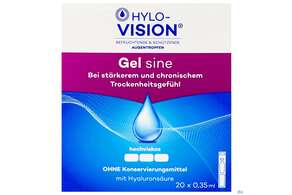 Augentropfen Hylo-vision Sine Gel 0,35ml 20st, A-Nr.: 3829561 - 01