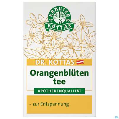 Sie sehen eine Packung Dr. Kottas Orangenblütentee, 20 Stück, Produktbild: 02 Dr. Kottas Orangenblütentee, 20 Stück, A-Nr.: 3886599 - 02