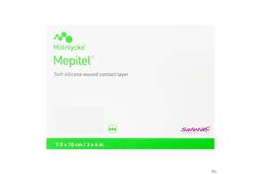 Netzauflagen Mepitel Silikon Steril 7,5x10cm 10st, A-Nr.: 1519520 - 01