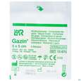 Sie sehen eine Packung Mullkompressen Gazin Baumw.17faedig Steril 16fach 5x 5cm 5st, Produktbild: 01 Mullkompressen Gazin Baumw.17faedig Steril 16fach 5x 5cm 5st, A-Nr.: 2570090 - 01