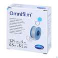 Sie sehen eine Packung Fixierpflaster Omnifilm 5mx 1,25cm 1st, Produktbild: 02 Fixierpflaster Omnifilm 5mx 1,25cm 1st, A-Nr.: 1883792 - 02