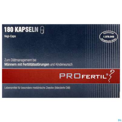 Sie sehen eine Packung PROFERTIL MALE KPS, 180 Stück, Produktbild: 01 PROFERTIL MALE KPS, 180 Stück, A-Nr.: 3079568 - 01