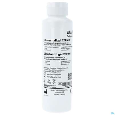 Sie sehen eine Packung Ultraschallgel Farblos 250ml, Produktbild: 01 Ultraschallgel Farblos 250ml, A-Nr.: 4726544 - 01
