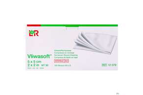 Vlieskompressen Vliwasoft 6fach Steril 5x 5cm 2st, A-Nr.: 1372703 - 01