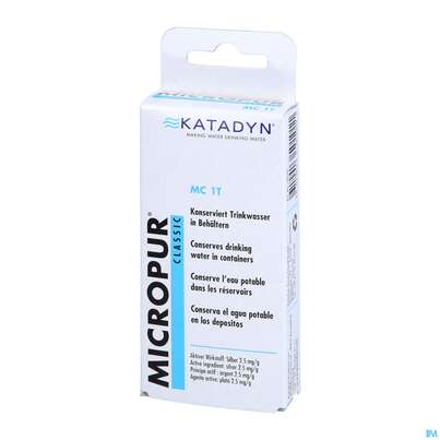 Sie sehen eine Packung Micropur Mc1t Tabl 100st, Produktbild: 02 Micropur Mc1t Tabl 100st, A-Nr.: 0481057 - 02