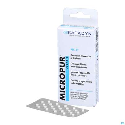 Sie sehen eine Packung Micropur Mc1t Tabl 100st, Produktbild: 04 Micropur Mc1t Tabl 100st, A-Nr.: 0481057 - 04