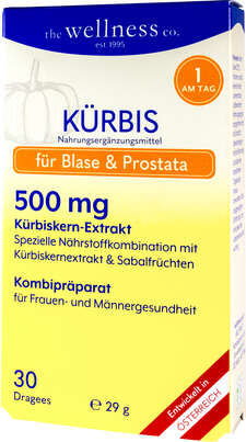 Sie sehen eine Packung Wellness Kürbis, 30 Stück, Produktbild: 01 Wellness Kürbis, 30 Stück, A-Nr.: 2331505 - 01