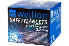 Wellion SafetyLancets 23G, 200 Stück, A-Nr.: 4041119 - 01