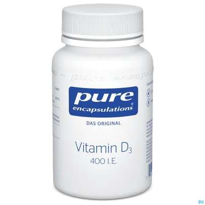 Sie sehen eine Packung Pure Encapsulations Vit D3, 120 Stück, Produktbild: 02 Pure Encapsulations Vit D3, 120 Stück, A-Nr.: 3379017 - 02