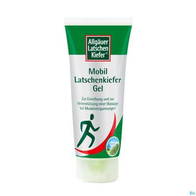 Sie sehen eine Packung Allgäuer Latschenkiefer Mobil Latschenkiefer Gel 100ml, Produktbild: 01 Allgäuer Latschenkiefer Mobil Latschenkiefer Gel 100ml, A-Nr.: 3139951 - 01