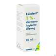Sie sehen eine Packung EXODERIL DERM LSG 1%, 20 Milliliter, Produktbild: 02 EXODERIL DERM LSG 1%, 20 Milliliter, A-Nr.: 1130130 - 02
