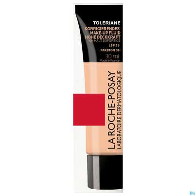 Sie sehen eine Packung La Roche Posay Toleriane Fluide Makeup 9 30ml, Produktbild: 02 La Roche Posay Toleriane Fluide Makeup 9 30ml, A-Nr.: 5710048 - 02