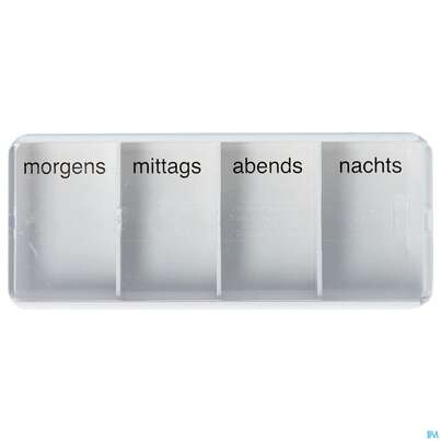 Sie sehen eine Packung Medikamentendosierer Medi-7 -pharmag One Day Weiss 1st, Produktbild: 01 Medikamentendosierer Medi-7 -pharmag One Day Weiss 1st, A-Nr.: 2683368 - 01