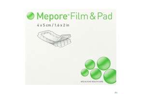 Mepore/film +pad/pharm 4x 5cm 5st, A-Nr.: 3743753 - 01