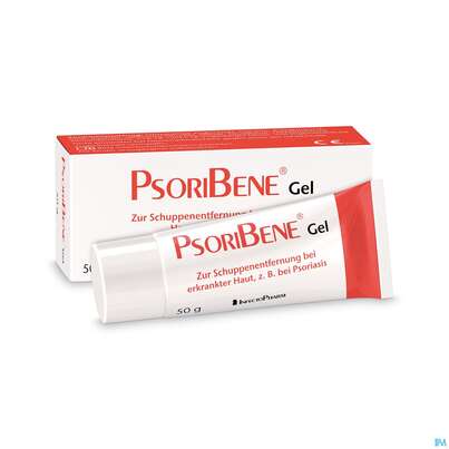 Sie sehen eine Packung Psoribene Gel Tube 50ml, Produktbild: 07 Psoribene Gel Tube 50ml, A-Nr.: 5037640 - 07
