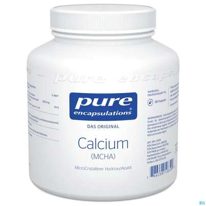 Sie sehen eine Packung Pure Encapsulations Calcium (MCHA), 180 Stück, Produktbild: 02 Pure Encapsulations Calcium (MCHA), 180 Stück, A-Nr.: 3418786 - 02