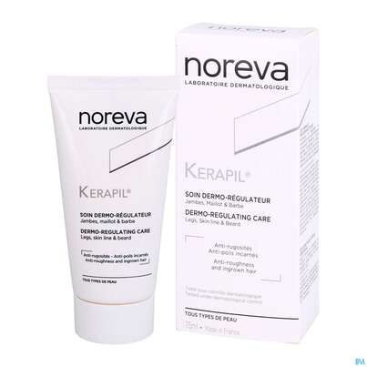 Sie sehen eine Packung Noreva Kerapil Emulsion 75ml, Produktbild: 06 Noreva Kerapil Emulsion 75ml, A-Nr.: 2634074 - 06