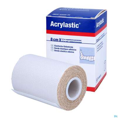 Sie sehen eine Packung Acrylastic 2,5mx 8cm Nr 269800 1st, Produktbild: 02 Acrylastic 2,5mx 8cm Nr 269800 1st, A-Nr.: 2682245 - 02