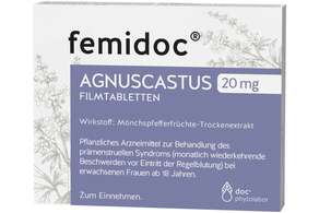 femidoc® AGNUSCASTUS 20 MG - FILMTABLETTEN, 30 Stück, A-Nr.: 3921019 - 01
