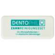 Sie sehen eine Packung Dentophil Zahnreinigungsset Microzahnbuersten 10 Zahnreiniger 5 15st, Produktbild: 01 Dentophil Zahnreinigungsset Microzahnbuersten 10 Zahnreiniger 5 15st, A-Nr.: 4798472 - 01