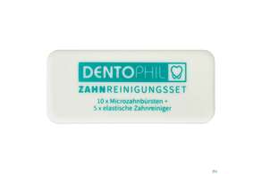 Dentophil Zahnreinigungsset Microzahnbuersten 10 Zahnreiniger 5 15st, A-Nr.: 4798472 - 01