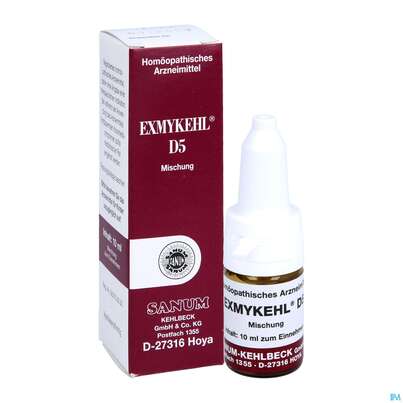 Sie sehen eine Packung EXMYKEHL D 5 TR, 10 Milliliter, Produktbild: 05 EXMYKEHL D 5 TR, 10 Milliliter, A-Nr.: 2268391 - 05