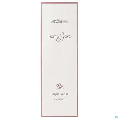 Sie sehen eine Packung Medipharma Cosmetics Home Spa Purple Sense Raumduft 100ml, Produktbild: 01 Medipharma Cosmetics Home Spa Purple Sense Raumduft 100ml, A-Nr.: 5856987 - 01
