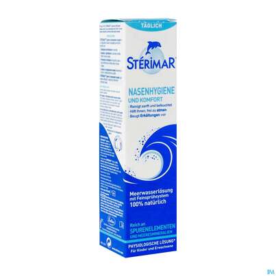 Sie sehen eine Packung STERIMAR MEERW HYGI.NA-SPRAY, 50 Milliliter, Produktbild: 02 STERIMAR MEERW HYGI.NA-SPRAY, 50 Milliliter, A-Nr.: 2327627 - 02