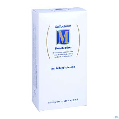Sie sehen eine Packung Sulfoderm/m Duschlotion 200ml, Produktbild: 03 Sulfoderm/m Duschlotion 200ml, A-Nr.: 2698861 - 03