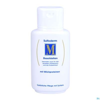 Sie sehen eine Packung Sulfoderm/m Duschlotion 200ml, Produktbild: 06 Sulfoderm/m Duschlotion 200ml, A-Nr.: 2698861 - 06