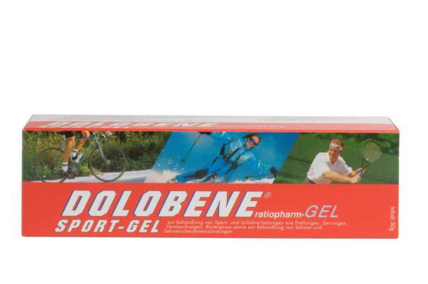 Sie sehen eine Packung Dolobene® ratiopharm Sport-Gel, 100 Gramm, Produktbild: 02 Dolobene® ratiopharm Sport-Gel, 100 Gramm, A-Nr.: 1311104 - 02